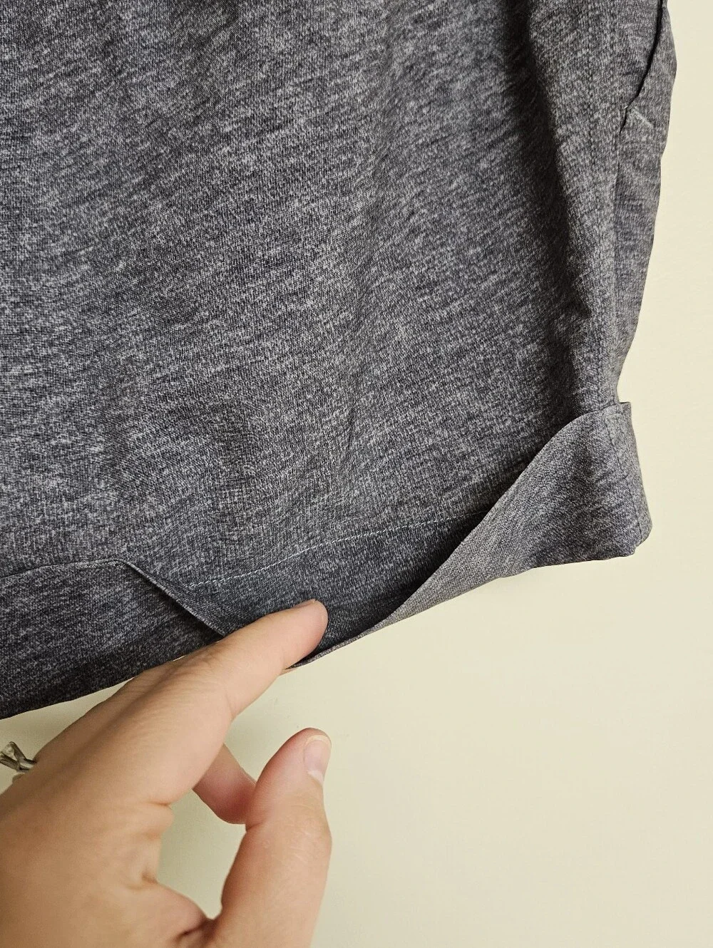 Lululemon Spring Break Away Short II Heathered Texture Printed Grey Deep Coal 6